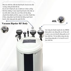 Máy giảm béo Cavitation kết hợp nâng cơ RF