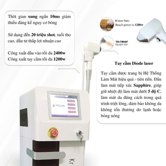 Máy triệt lông Diode Laser 10Bar