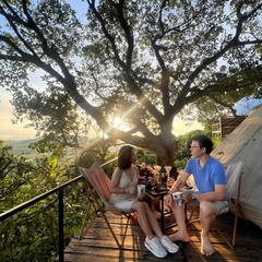 Bàn lắp ghép du lịch DIY Glamping tiện dụng