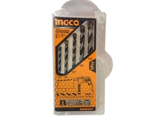 Bộ 5 mũi khoan bê tông đuôi trơn INGCO AKDB3055 4-10mm