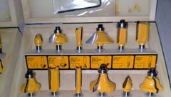 Bộ 12 mũi phay gỗ INGCO AKRT12121 12.7mm
