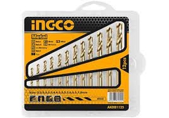 Bộ 12 mũi khoan kim loại HSS INGCO AKDB1125