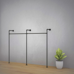 Sào treo quần áo đôi 1 tầng KT0422-KN25 (D2000 x C1300 x S300mm)