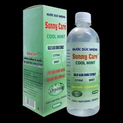 NƯỚC SÚC MIỆNG ORGANIC COOL MINT SUNNY CARE 500ML - COMBO 2
