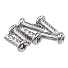 Vít Pake đầu tròn thân bulong DIN 7985