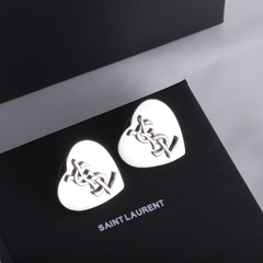 YSL Heart Studs