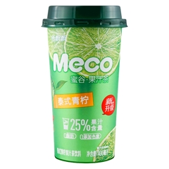 Trà hoa quả Meco vị chanh Thái 400ml