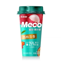 Trà hoa quả Meco vị Vải chanh leo 400ml