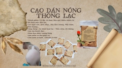 CAO DÁN NÓNG THÔNG LẠC- hỗ trợ đau mỏi xương khớp