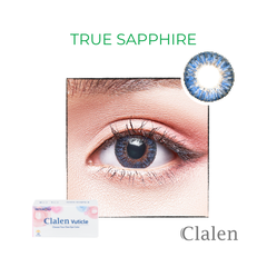 Kính áp tròng Clalen Vuticle 3 Months - TRUE SAPPHIRE