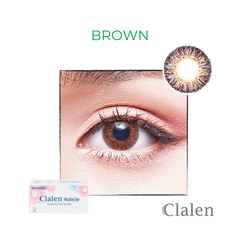 Kính áp tròng Clalen Vuticle 3 Months - BROWN