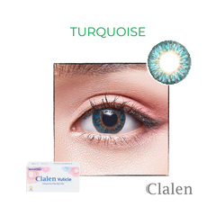 Kính áp tròng Clalen Vuticle 3 Months - TURQUOISE