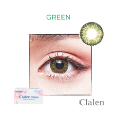 Kính áp tròng Clalen Vuticle 3 Months - GREEN