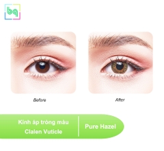 Kính áp tròng Clalen Vuticle 3 Months - PURE HAZEL