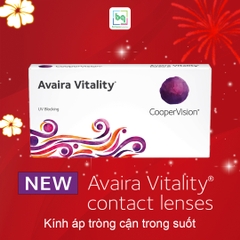 Kính áp tròng trong suốt Avaira Vitality