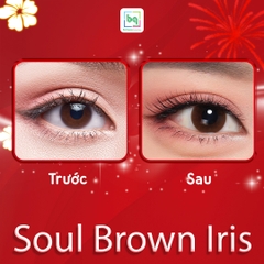 Kính áp tròng màu Soul Brown Iris