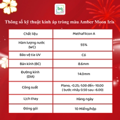 Kính áp tròng Amber Moon Iris