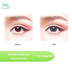 Kính áp tròng Clalen Vuticle 3 Months - TRUE SAPPHIRE
