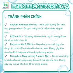 Dung dịch nhỏ mắt AVIZOR EYE SEE COMFORT 0.1%