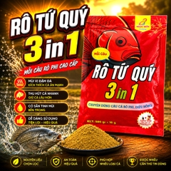 Mồi câu cá Rô Tứ Quý 3 trong 1