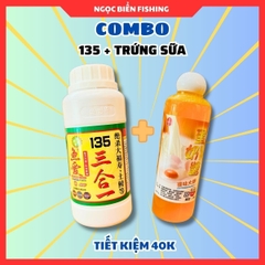 Combo câu chép 135- Trứng sữa Đcđ