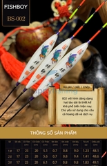 Phao Câu Đài Lông Công Fish Boy BS002
