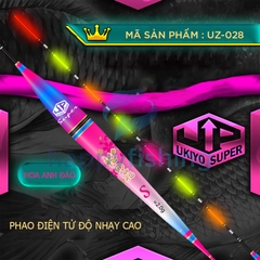 Phao Đèn Câu Đêm UKIYO, Phao Điện Tử Độ Nhạy Cao UZ-028 (Hoa Anh Đào)
