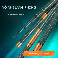 Cần Câu Tay, Cần Câu Carbon Chuyên Chép MC Vô Nhị Lăng Phong Phiên Bản 2021