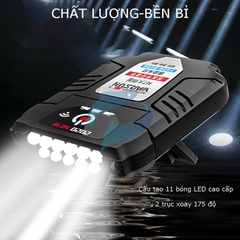 Đèn Kẹp Mũ Cảm Biến Câu Cá Cao Cấp M7