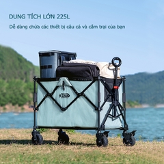 Xe Kéo Câu Cá, Xe Kéo Cắm Trại, Dã Ngoại Lão Ngư