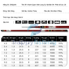 Cần Câu Đài Săn Hàng JINQUAN Khanh Quan Viêm Long Cự Vật Bản 5H Tải Tĩnh 5000G