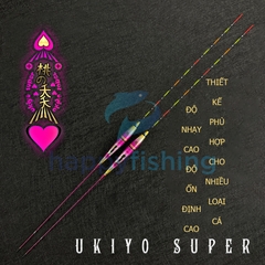 Phao Đèn Câu Đêm Chuyên Chép, Phao Điện Tử Độ Nhạy Cao UKIYO UZ-046 Đào Yêu