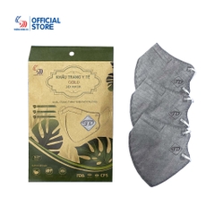 Khẩu trang y tế Gold 3D Mask dành cho người lớn - Túi 5 cái