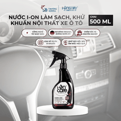 Nước ion làm sạch khử khuẩn nội thất xe ô tô I-ONCARE | 500ml & 100ml