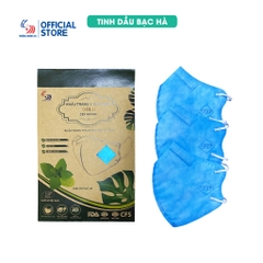Khẩu trang y tế hương tinh dầu Bạc hà Gold 3D Mask - Túi 5 cái