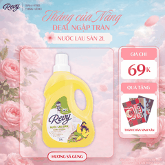 Nước Lau Sàn REVY Hương Sả Gừng | Công Nghệ ION Đột Phá