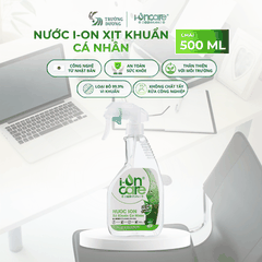 Nước ion xịt khuẩn cá nhân I-ONCARE | 100ml & 500ml