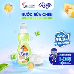 Nước rửa chén REVY - Hương Trà Xanh Dưa Lưới