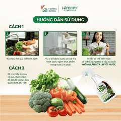 Nước ion rửa rau củ quả, thực phẩm, thuỷ hải sản I-ONCARE | 500ml, 1L, 5L
