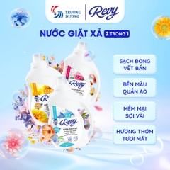[NHẬN QUÀ KHI MUA] Nước giặt xả REVY - Hương Hoa Xuân - Túi 3.2kg