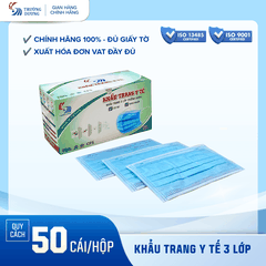 Khẩu trang y tế 3 lớp Trường Dương - Hộp 50 cái