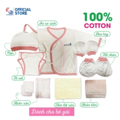 Set đồ đón bé chào đời 100% Cotton Cao Cấp Safe Baby
