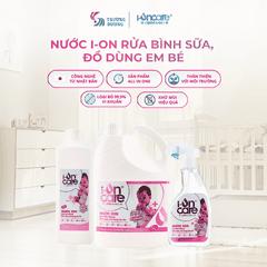 Nước ion rửa bình sữa, đồ dùng em bé I-ONCARE | 500ml, 1L, 5L