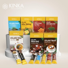 Cà phê đen đá KINKA 180g (10 gói x 18g)