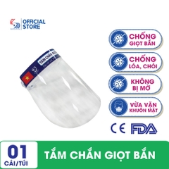 Tấm chắn giọt bắn trong suốt bảo vệ 3 chiều Trường Dương - Túi 1 cái
