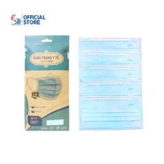 Khẩu trang y tế 4 lớp kháng khuẩn toàn diện Gold Mask Trường Dương - Túi 10 cái