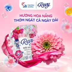 [NHẬN QUÀ KHI MUA] Nước giặt xả REVY - Hương Hoa Nắng - Túi 3.2kg
