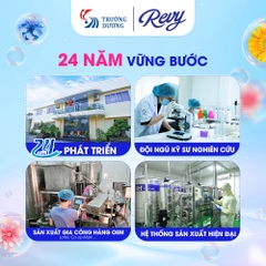 [NHẬN QUÀ KHI MUA] Nước giặt xả REVY - Hương Hoa Hạ - Túi 3.2kg