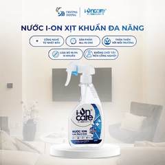Nước ion xịt khuẩn đa năng I-ONCARE | 500ml