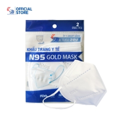 Khẩu trang y tế N95 Gold Mask - Túi 2 cái
